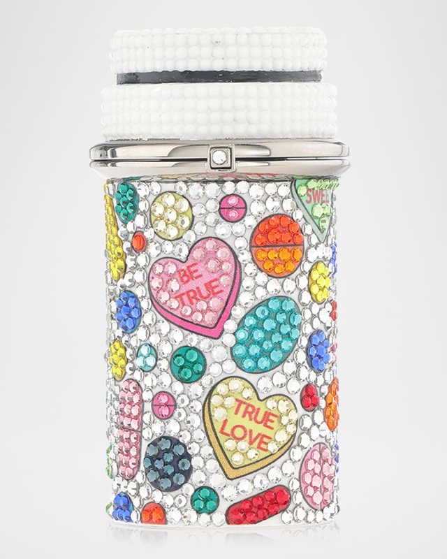 Prescription Bottle 'Happy Pills' Crystal Pillbox